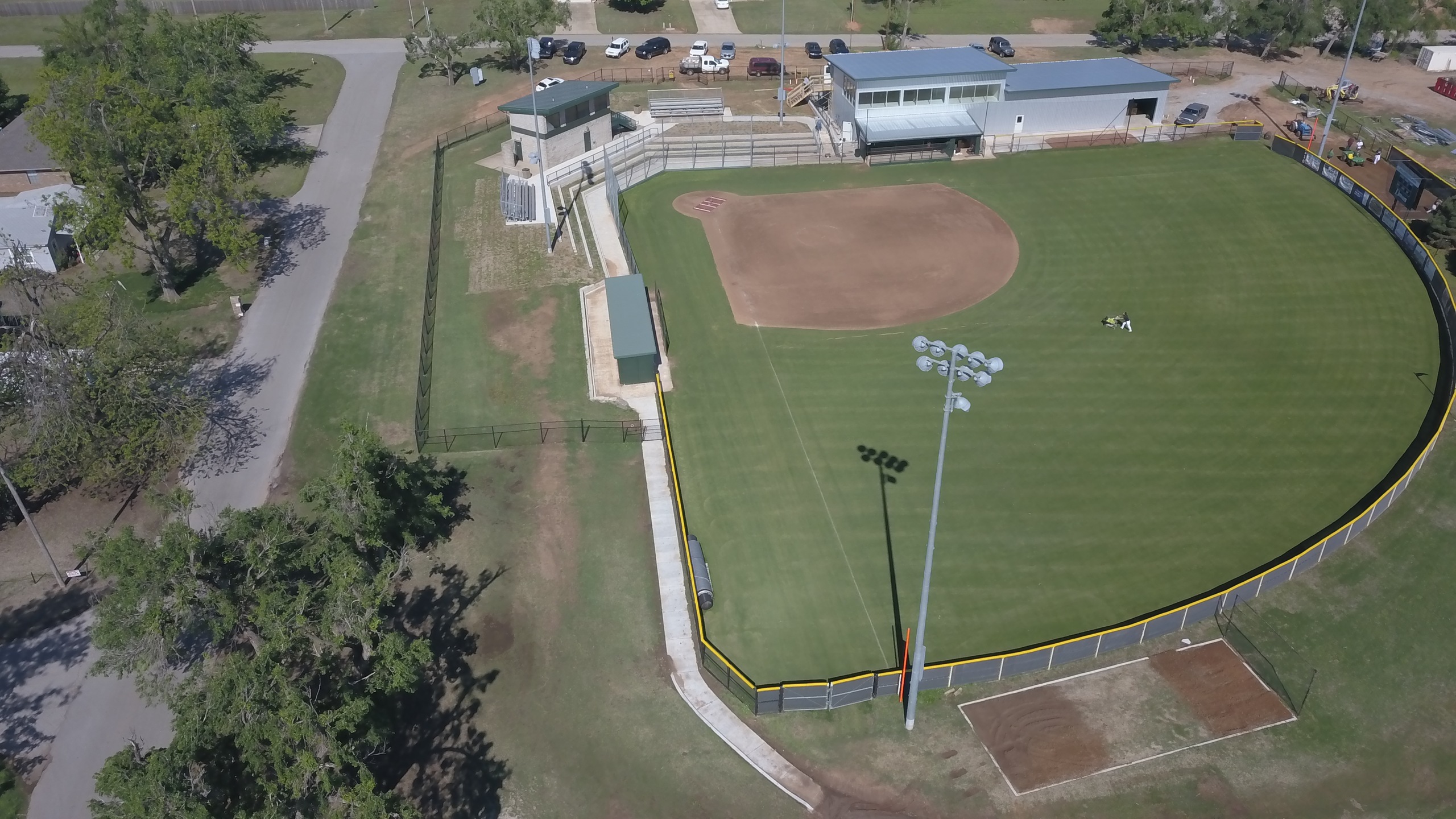 Bill Smith Ballpark - Softball - drone shot from above