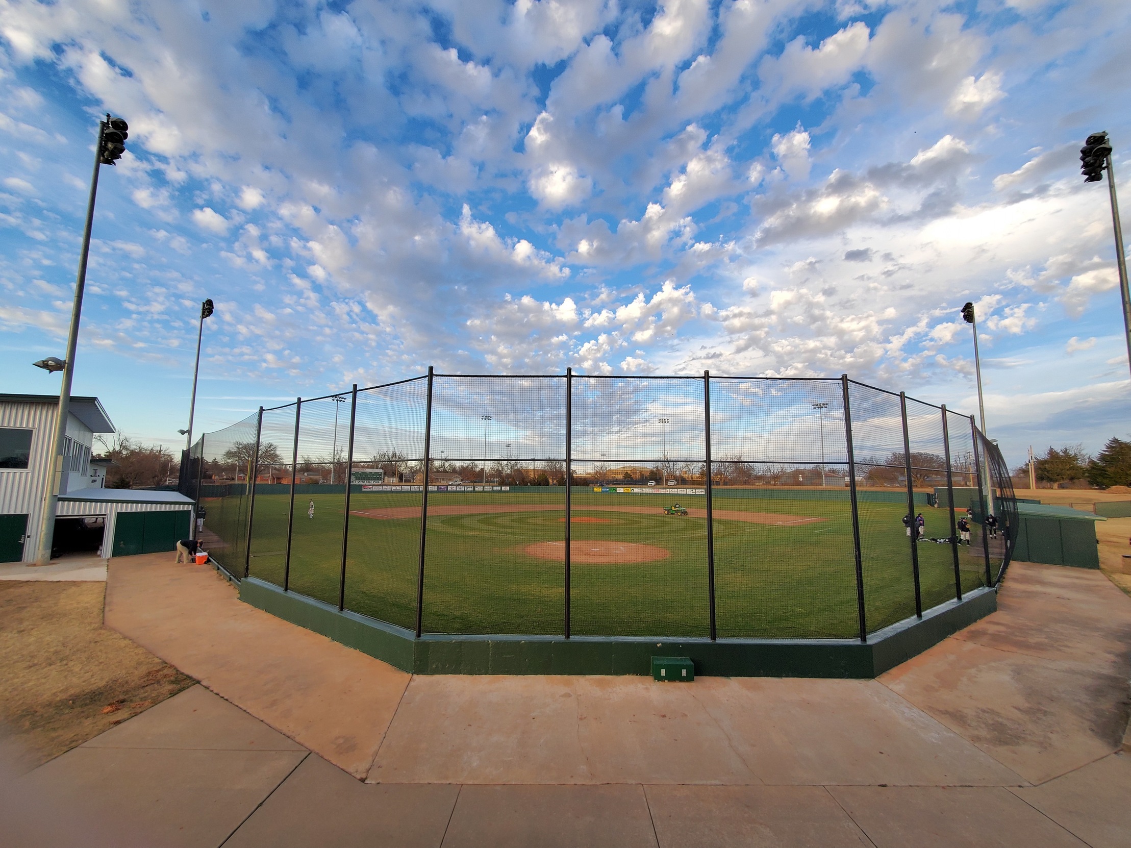 view of field from press box